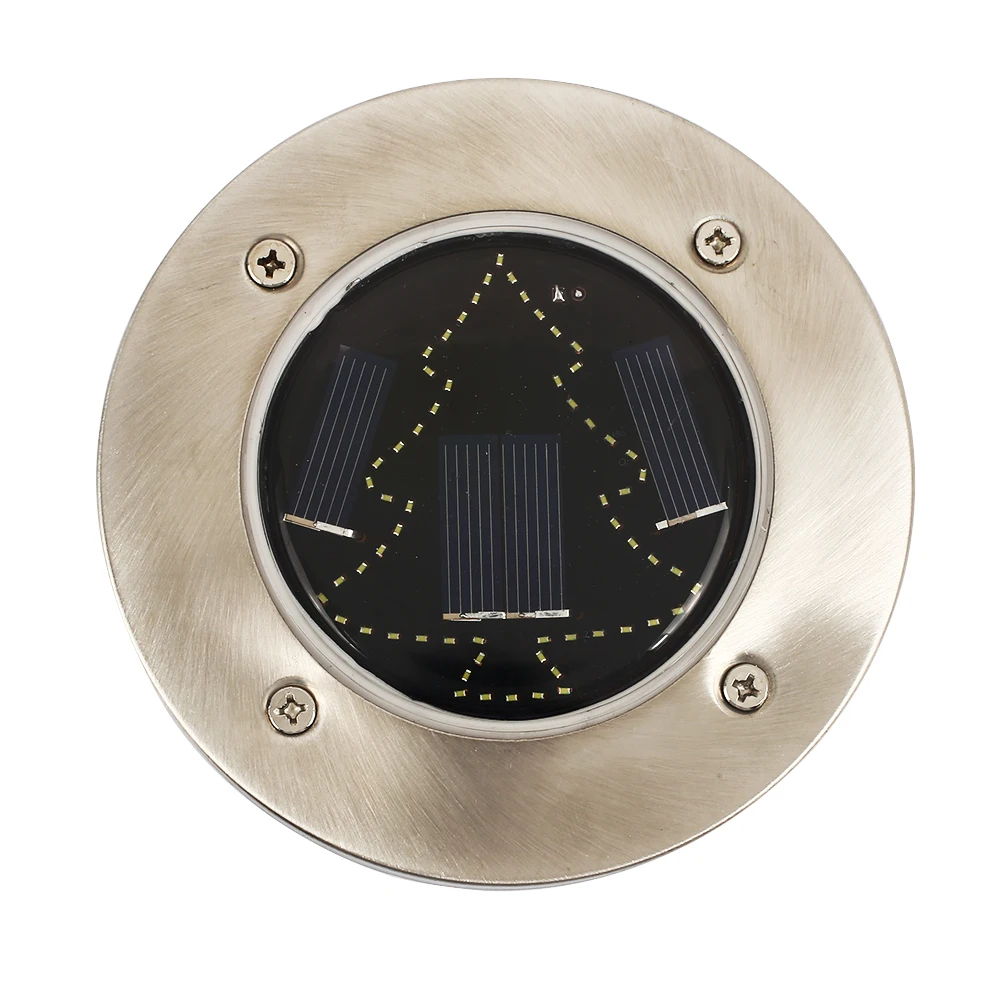 Eco-Friendly Durable Street 60LED Security Outdoor Gutter Buried Light Solar Power Garden Decking Home Christmas Tree Path Way