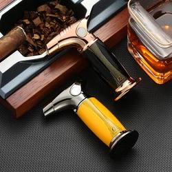 GALINER Table Cigar Lighter Gun Torch Gas Lighters Windproof Spray Butane Smoking Accessories New Jet Big Flame Lighters Gift