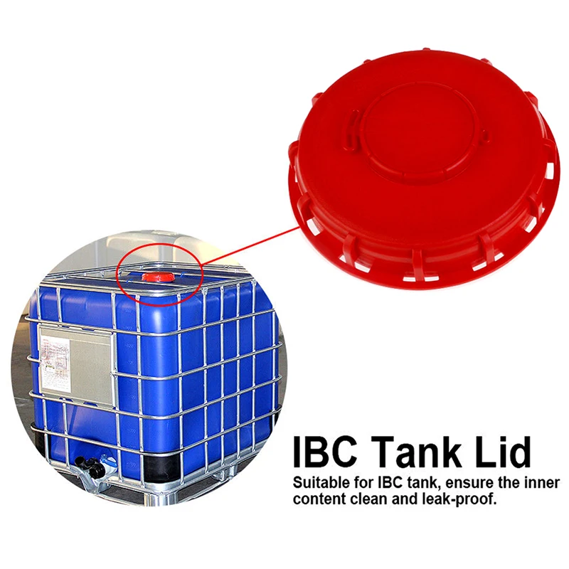 Tote Tank Lid Breath Cover Fitting IBC Ton Barrel Cover Cap 16.3CM With Gasket With Venting Plastic