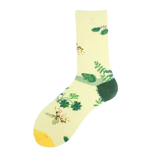 Fashion Cotton Men Socks Breathable All Seasons Socks Comfortable Socks 6