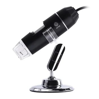 

HD macro webcam Computer web Camera Industrial Microscope Zoom magnifier, desktop laptop USB drive-free with LED lights