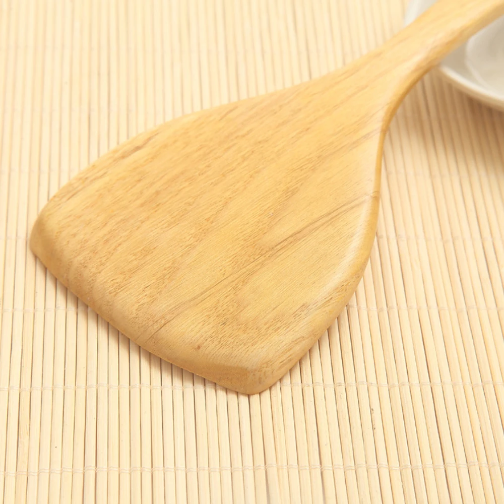 35CM Non-stick Pan Wooden Turner Wood Shovel Spatula Pot Spatula Rice Spoon High Quality Cookware Kitchen Tool