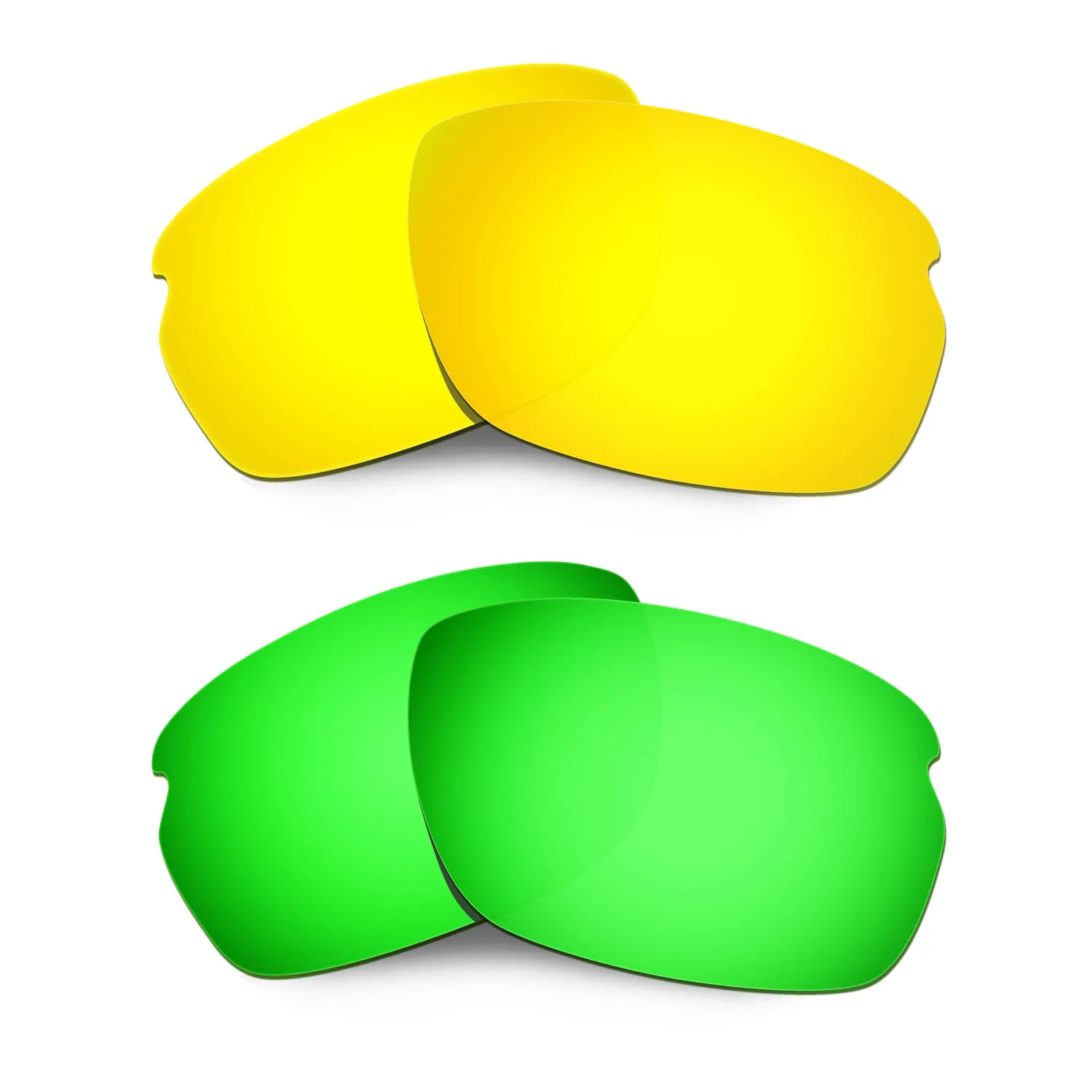 

HKUCO Polarized Replacement Lenses For Carbon Shift Sunglasses Gold/Green 2 Pairs