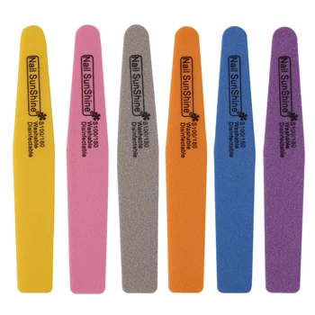 

5Pcs/set Colorful Nail File Sanding Washable Sponge Nail Buffer Polishing Granding Manicure Pedicure Nail File Nail Art Tools
