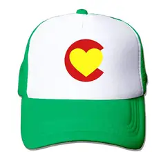 Сетчатая Кепка на заказ, бейсбольная кепка с желтым сердцем, регулируемая Спортивная Кепка s