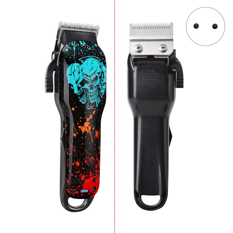  Skull Hair Trimmers Quiet Cordless Rechargeable Hair Clippers Home Hair Cutting Kit Body Hair Clipp