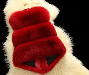 Vetement/женская зимняя коллекция года; пальто из искусственного меха с мехом кролика рекс; норковая шуба; R; строчка; Femme; жилет AR79