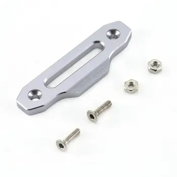 

Winch Control Mount Plate Aluminum Winch Control Mount Hawse Fairlead Suitable For 1/10 RC D90 Crawler Road Car
