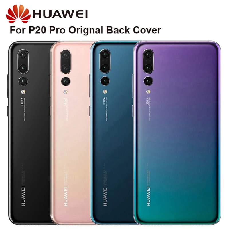 

Huawei Original Battery Back Cover Case Door For Huawei P20 Pro Rear Housing Phone Back Cover Protective Phone Cover Cases
