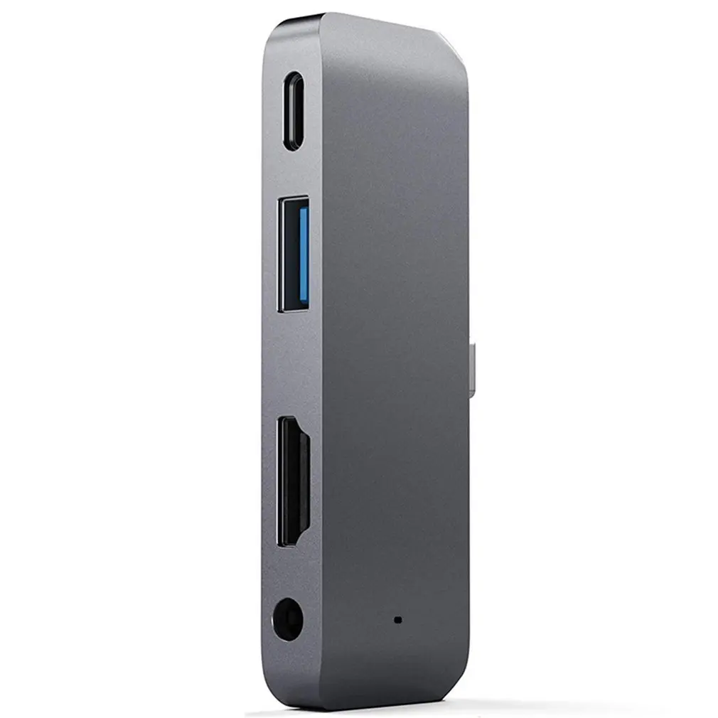 

Usb C Hub Adapter With Usb-C Type C Pd Charging 4K Hdmi Usb 3.0 3.5Mm Headphones Extend Dock Hub Docking Station