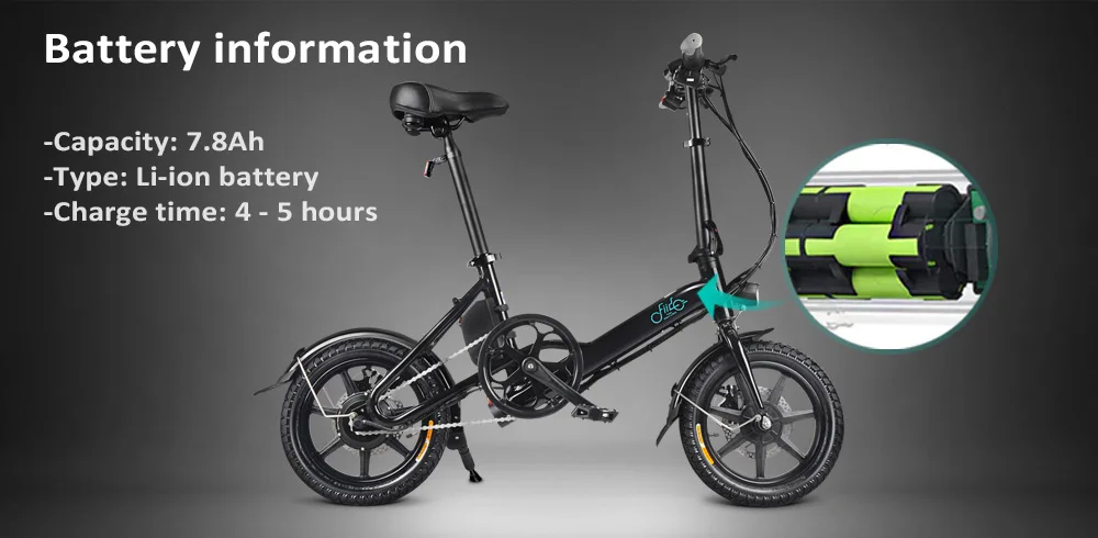 FIIDO D1 D2 D2s D3 D3s Smart 7.8AH/10.4A складной электрический велосипед мопед двойные дисковые тормоза светодиодный передний светильник E-Bike