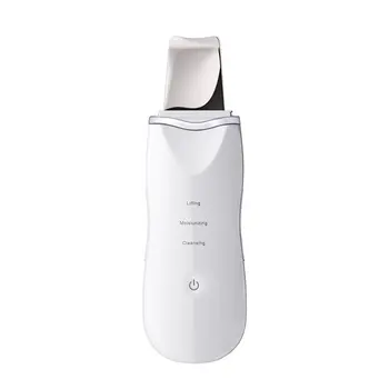 

Ultrasonic Ion Facial Device Deep Cleansing Machine Electric Beauty Instrument Dirt Remover Face Massager Refresh Skin Care