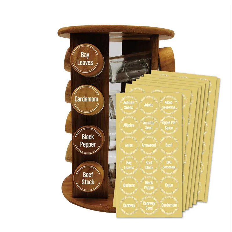 Stickers Jars Spices Waterproof Sticker Jar Sticker Label Stickers