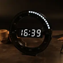 

3D LED Digital Wall Clocks Multifunctional Temperature Electronic Date Wall Clock Jump Second ClockFor Living Room Modern Design