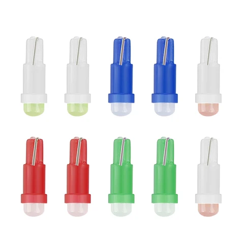 Car Light T5 COB 1LED DC 12V LED Tube Light Instrument Panel Lights Lamp Светодиодные Огни