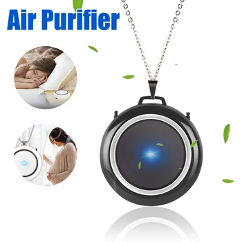 

Wearable Air Purifier Necklace Mini Portable USB Air Cleaner Negative Ion Generator Low Noise Air Freshener