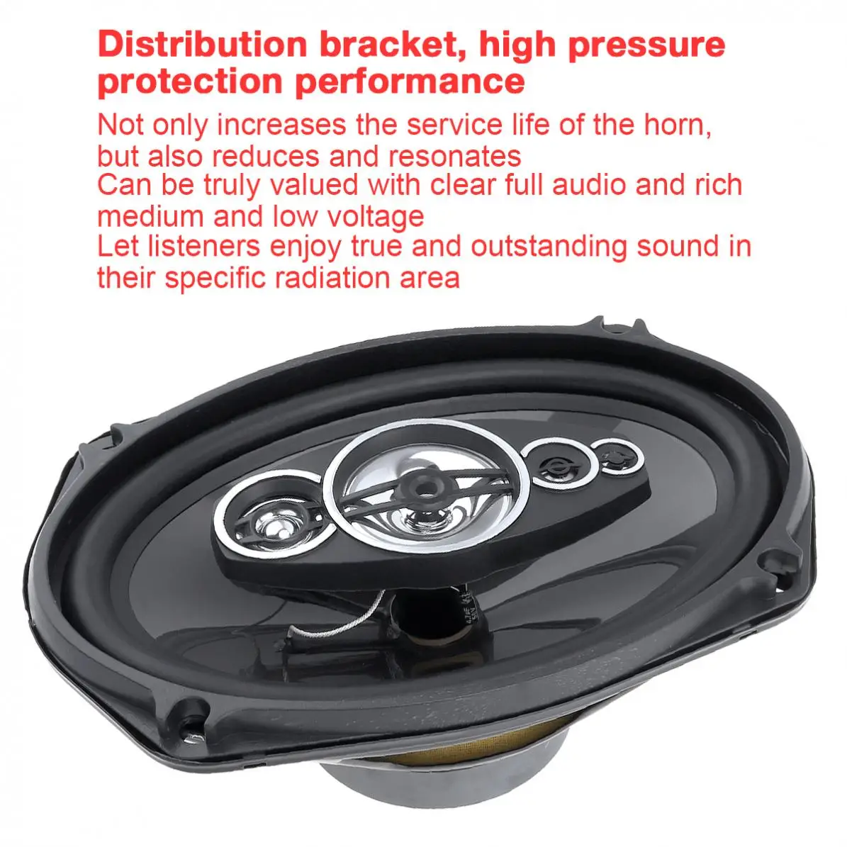 2pcs 6x9" 800W Car Coaxial Auto Audio Music Stereo Full Range Frequency Hifi Speakers Non-destructive Installation