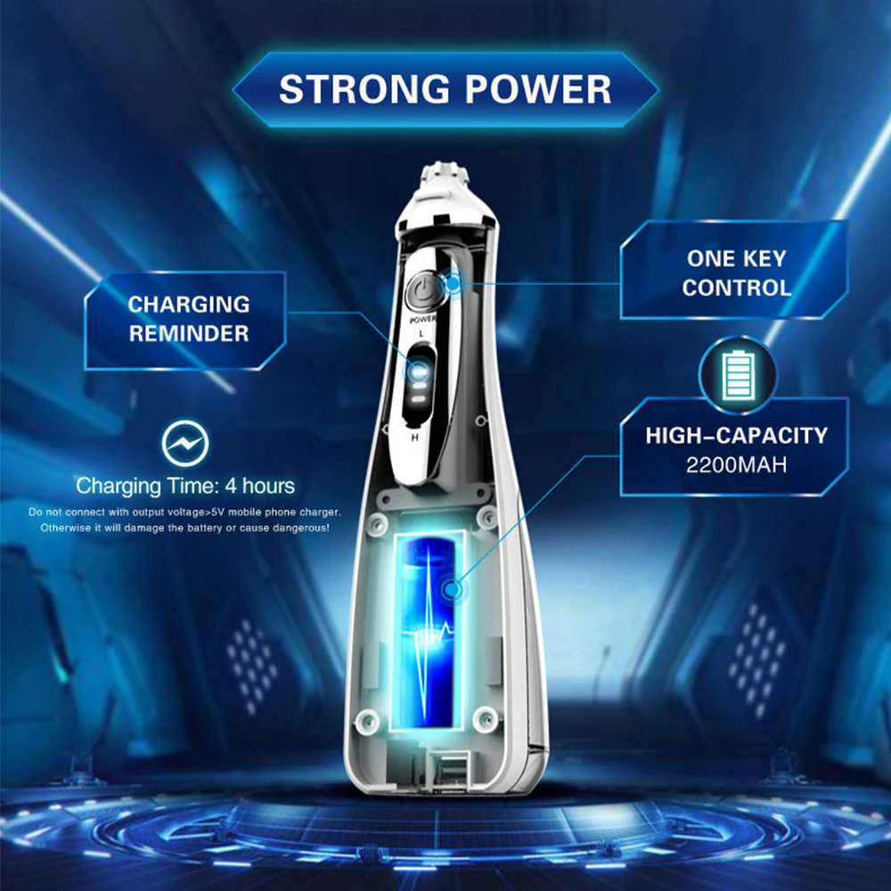 240 мл портативный ирригатор для полости рта Зубная Вода Flosser USB перезаряжаемая