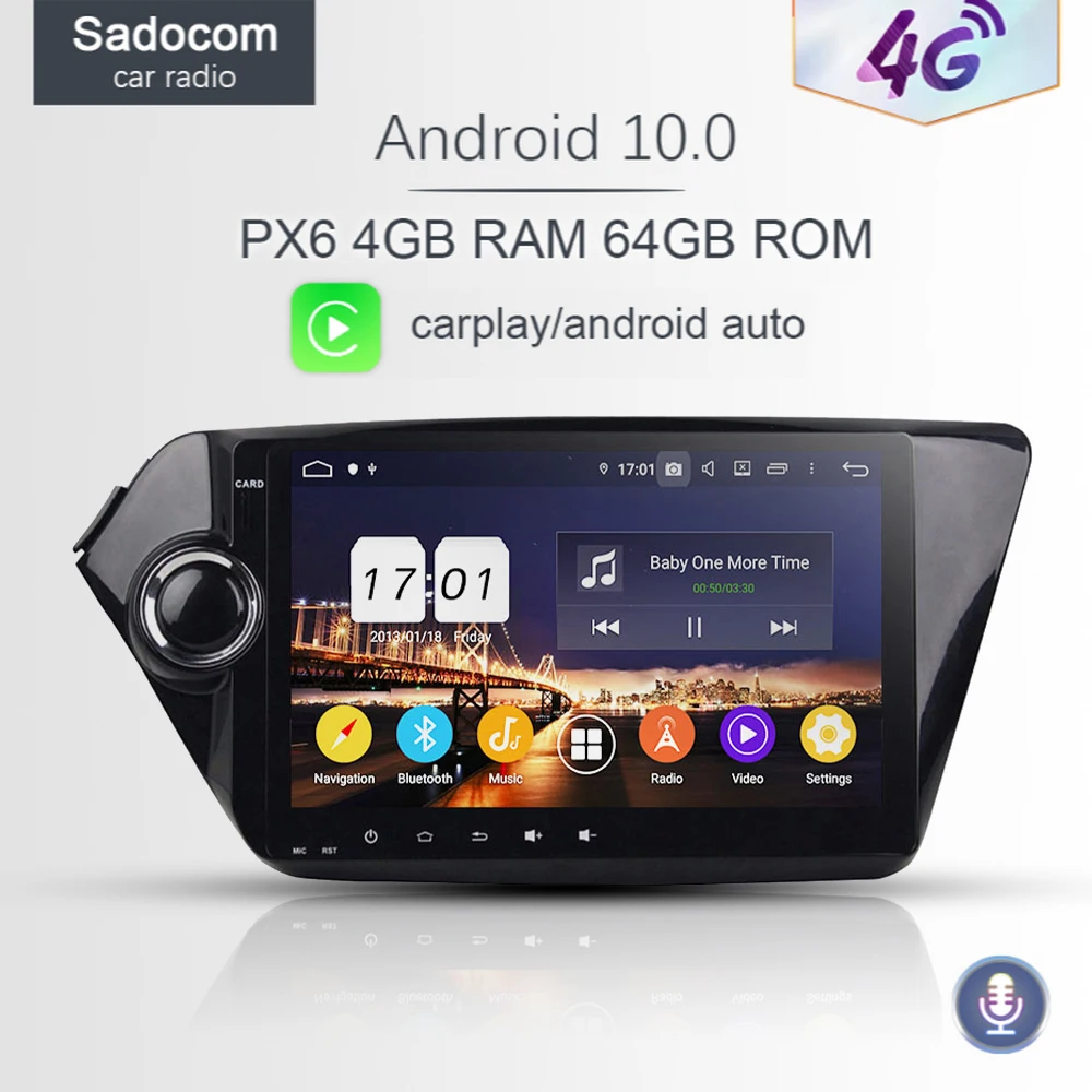 Автомагнитола PX6 DSP 9 дюймов HD Android 11 0 4 Гб ОЗУ 8 ядер 64 ПЗУ 5.0 GPS автомобильный