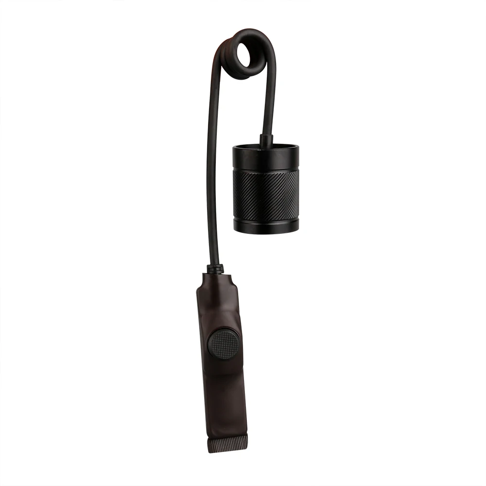T90R Tactical Flashlight Remote Pressure Switch Voiceless with Rat Cap For Trustfire T90r Rifle Flashlight Weapon Lights remote switch