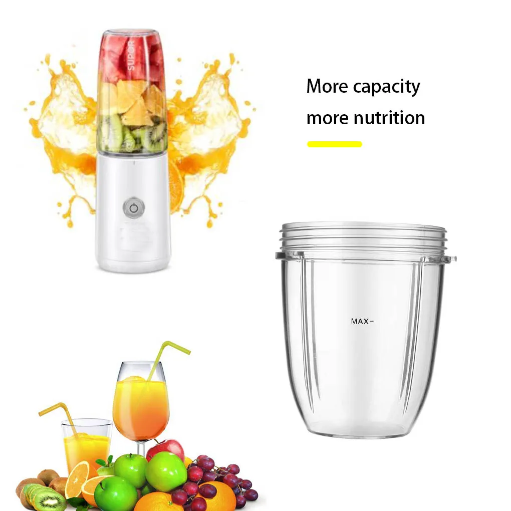 Copos Juicer substituíveis para Nutrigollet, liquidificador, acessórios claros, cozinha ferramenta, copos transparentes, 18OZ