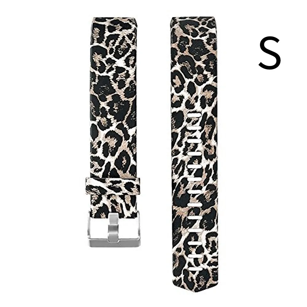 style 1 Модный сменный мужской Т-образный ремешок для смарт-часов с черепом и леопардовым узором силиконовый ремешок для Fitbit Charge 2 для мужчин и женщин - Цвет: style 1