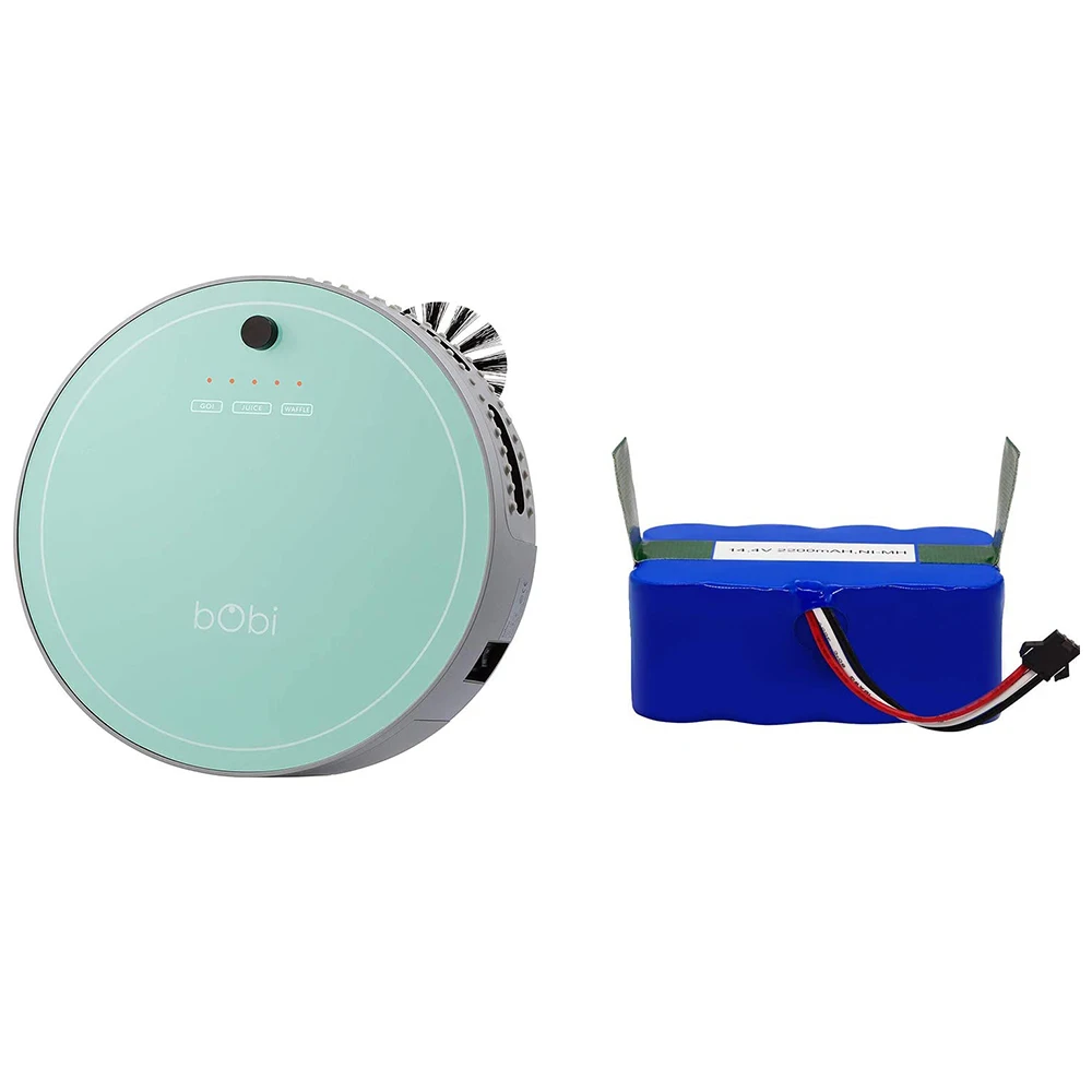

Replacement Battery Compatible with Hovo 510 Series and bObi Robotic Vacuums 14.4V, 2200mAH, NI-MH Rechargeable Battery