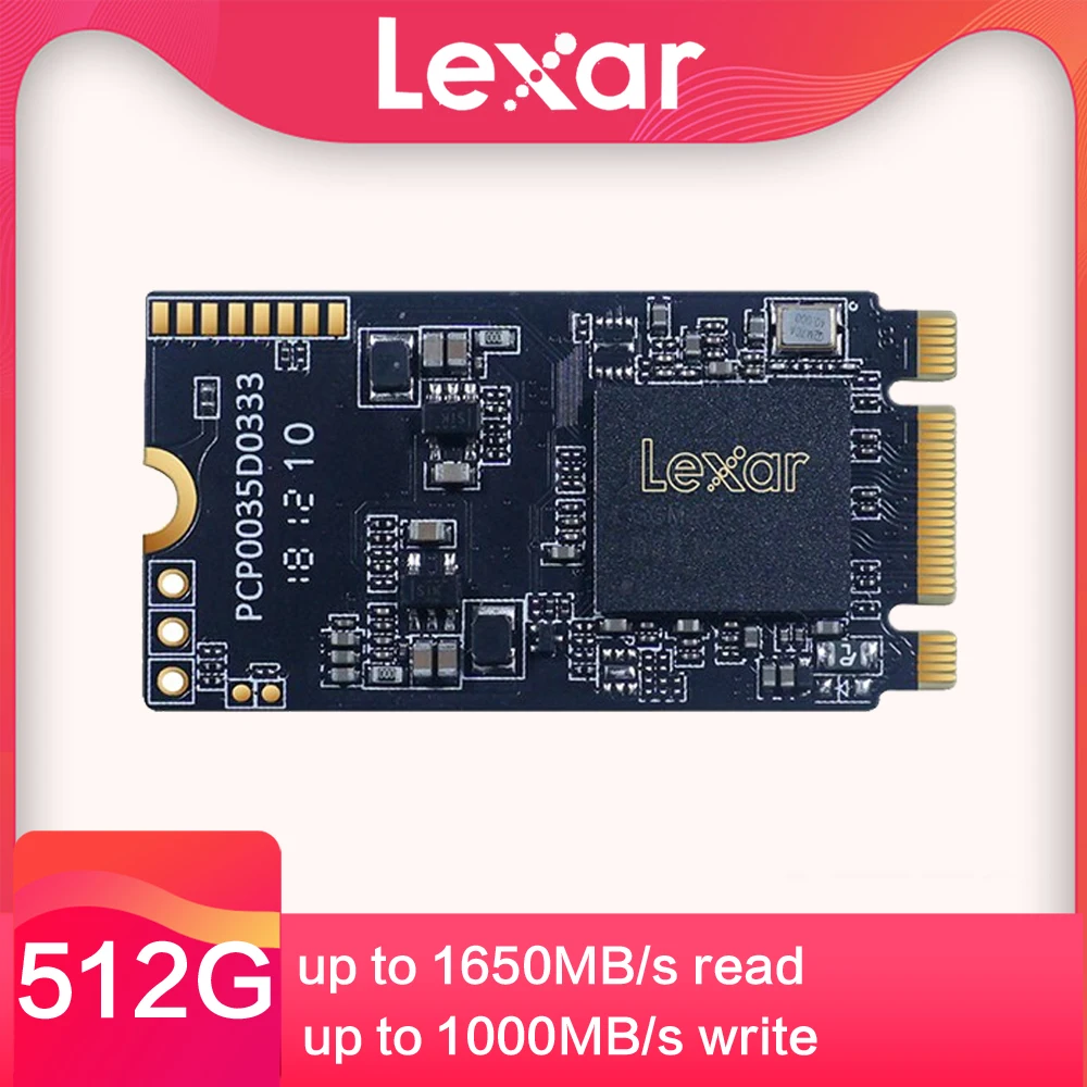 Lexar PCIe Gen3x2 SSD interno de estado sólido disco duro para 128GB 256GB 512GB el ordenador portatil NoteBook PC m.2 2242