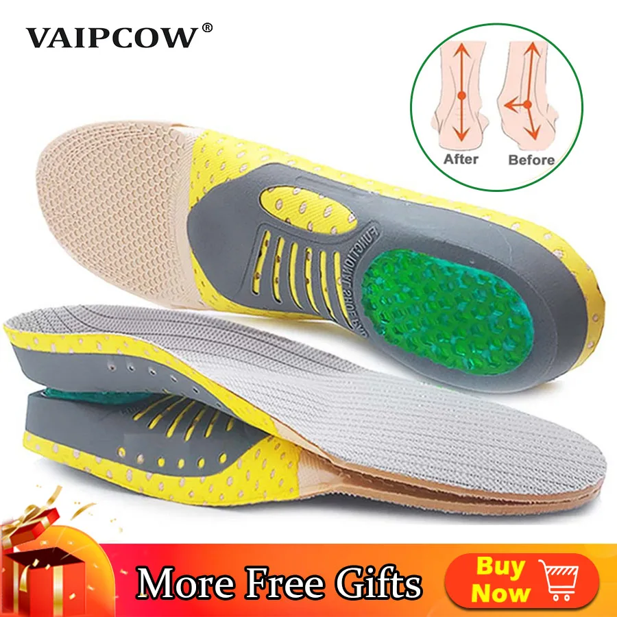 Orthopedic-Insoles Arch-Support-Pad Shoes Insert Plantar Fasciitis Flat 