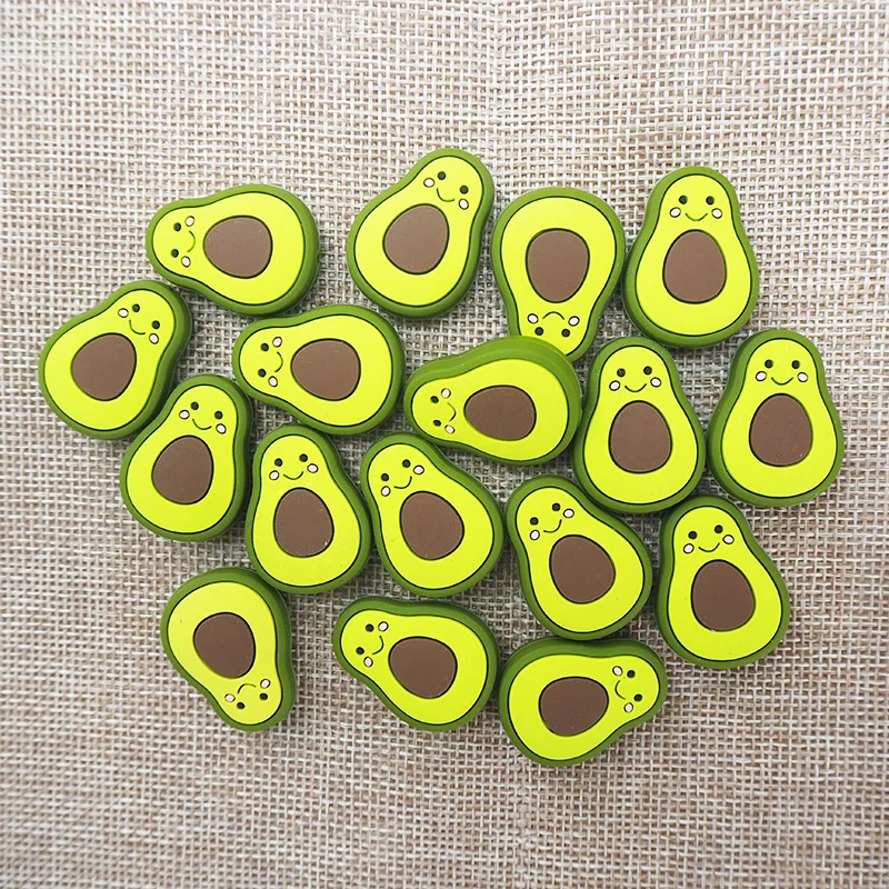 chenkai-50-pz-silicone-avocado-perline-fai-da-te-bambino-cartone-animato-massaggiagengive-collana-doccia-ciuccio-da-masticare-manichino-giocattolo-sensoriale-accessori