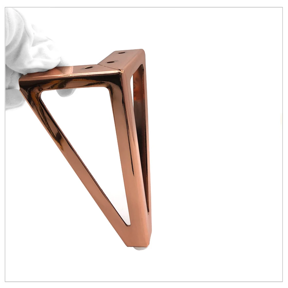 4pcs Height 15cm Legs for Furniture Metal Thickened Iron Sofa TV Cabinet Feet Bathroom Cabinet Bed Coffee Table Replacement Legs