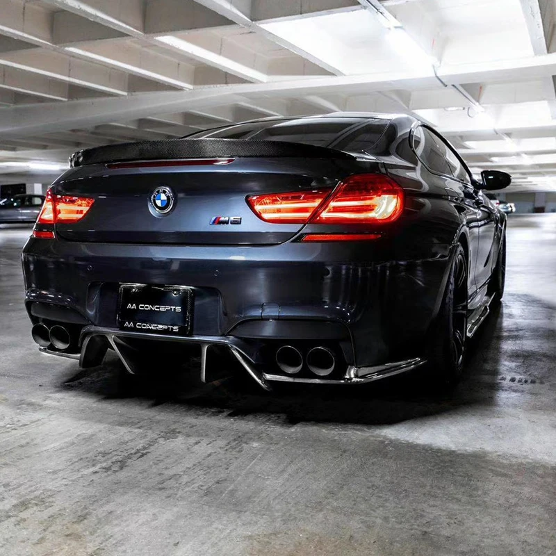 Автомобильные аксессуары для BMW M6 F06 F12 F13 E Style задний диффузор из углеродного