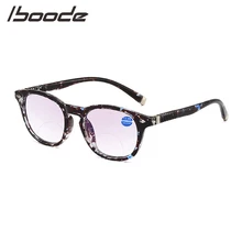 IBOODE анти голубой свет прогрессивные очки для чтения для женщин и мужчин квадратные пресбиопические очки TR90 очки при дальнозоркости очки