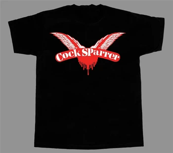 

Cock Sparrer Classic Wings Logo Punk Rock Oi Street Punk New Black T-Shirt Big Tall Tee Shirt