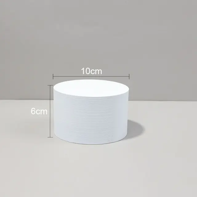 Photo Studio Photography Accessories White 3D Cube Shoot Background Ornaments Jewelry Cosmetics Shoot Posing Props Fotografia 10 x 6 cm