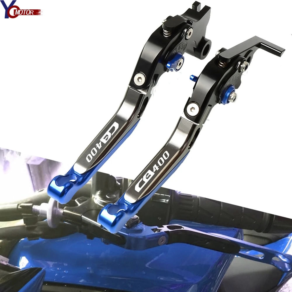 

CNC aluminium Adjustable Racing Motorcycle Brake Clutch Levers For Honda CB400 CB 400 CB-400 1996