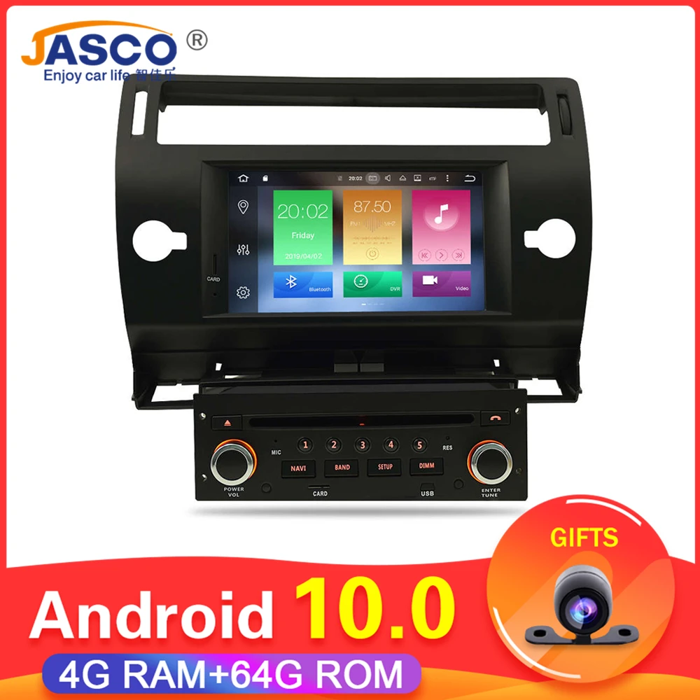 Автомобильный DVD плеер на Android 10 0 GPS Glonass Navi для Citroen C4 C Triumph Четыре 2005 2006 2007 2008 2009