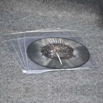 

10Pcs PVC Vinyl Record Protecter Manual PVC Clear Cover Container Turntable LP Record Bags Record Sleeves Thickening Recyclable