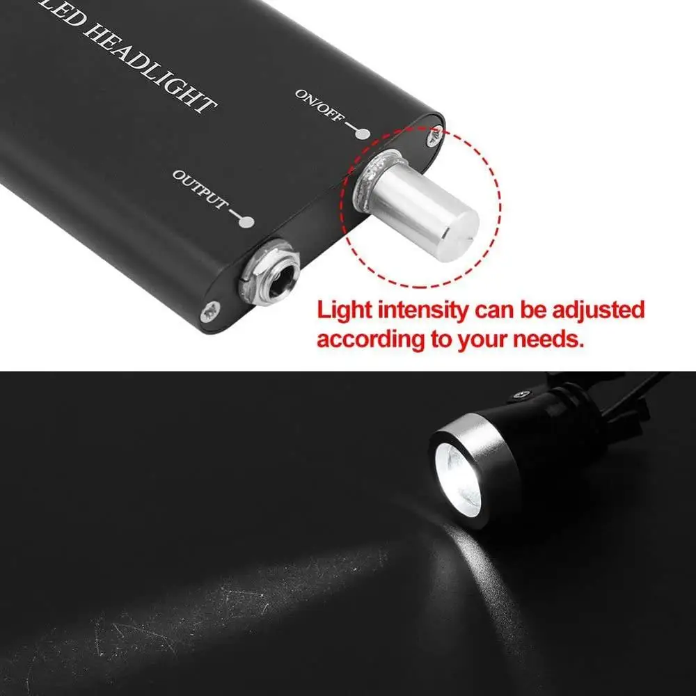 Новая портативная Светодиодная лампа налобный фонарь для стоматологических