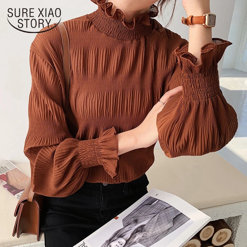 Feminine CHIFFON BLOUSE Butterfly 