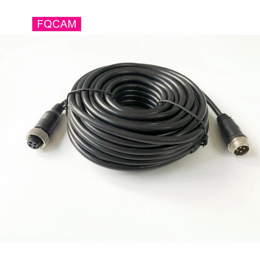 

4 Pin Car Video Cables 3/5/10/15/20/30M Aviation Extension Cords for Truck/Trailer/Bus/Motorhome