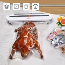 Электрическая вакуумная упаковочная машина для домашнего приготовления пищи, которая включает в себя 10 единиц. Пакеты для хранения пищевых продуктов, коммерческий Вакуумный пищевой уплотнитель