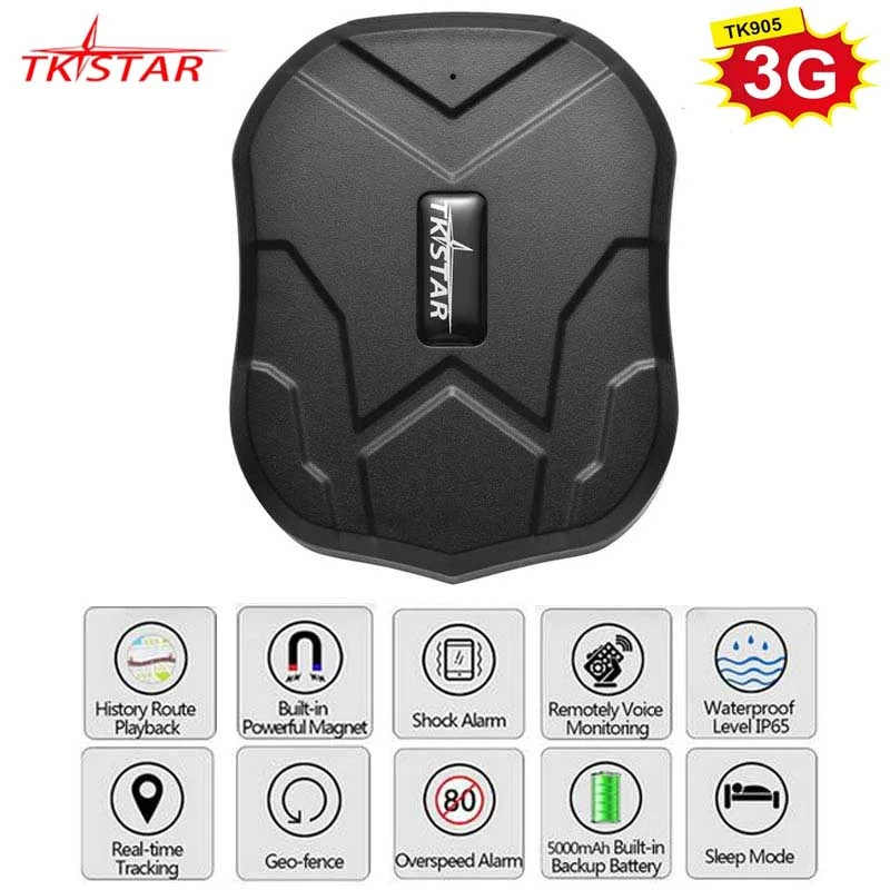3グラムtkstar Tk905車のgpsトラッカー5000 2600mah 90日スタンバイgps Agpsデュアル測位リアルタイムモニター送料web アプリ車アクセサリー Devices Gsm Vehicle Tracking Devicetracking Device Aliexpress