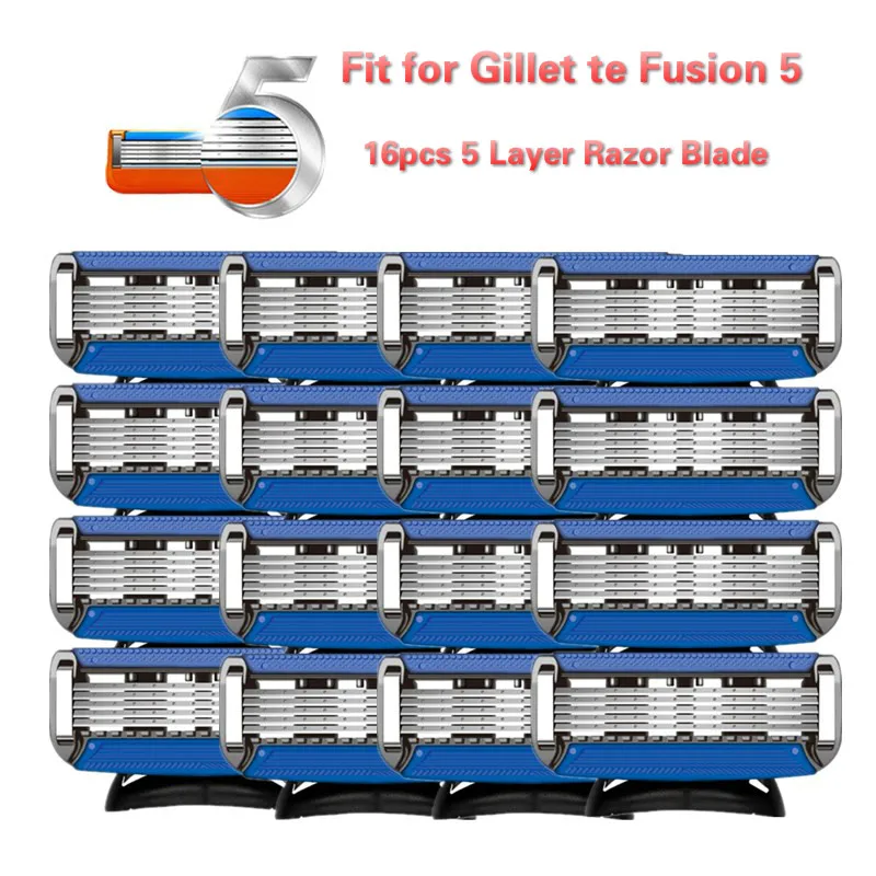 

Men's Shaver Razor Blades Machine for Shaving Blade for Gillet te Fusion 5 Layers Stainless Steel Straight Razor
