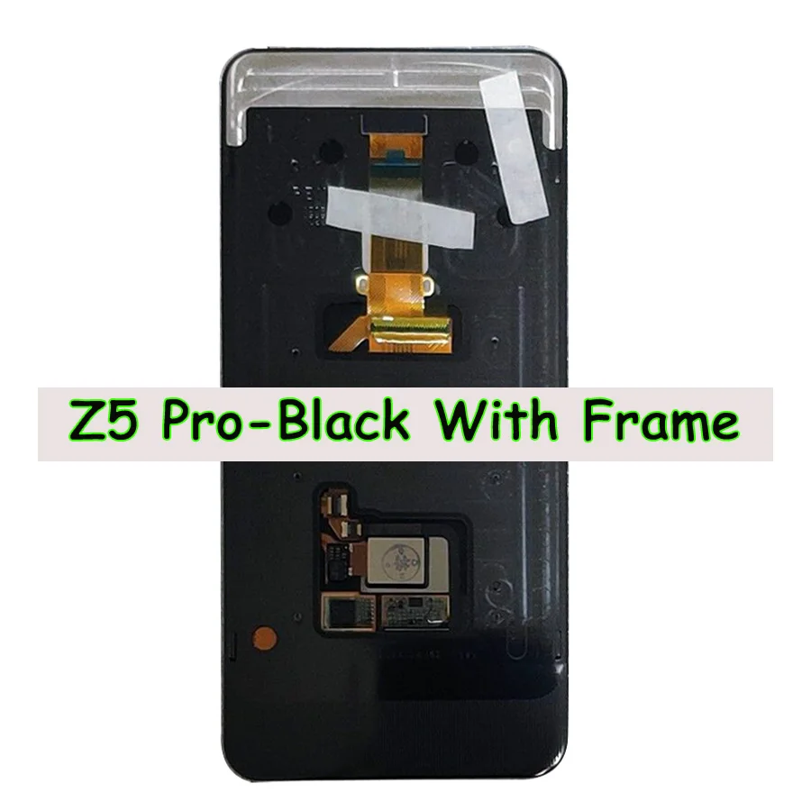lenovo Z5 Pro ЖК сенсорный экран L78031 L78032 оцифрованный сборка lenovo Z5 PRO GT Замена дисплея L78011 855 - Цвет: Z5 Pro Black frame