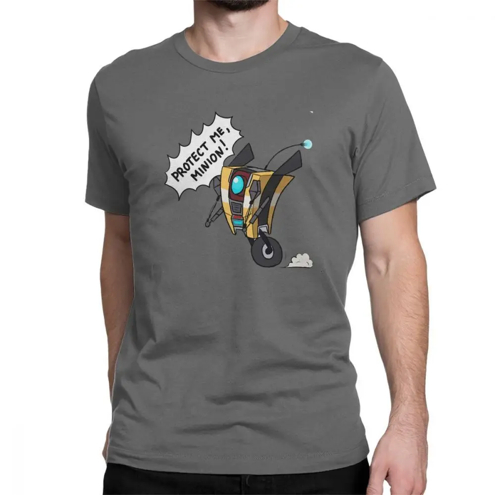 DarkGrey Midnite Star, новинка, Claptrap borderland, футболка для мужчин, круглый вырез, хлопок, футболка, команда, оружие, игра, футболка, Подарок, Идея, топы - Цвет: DarkGrey