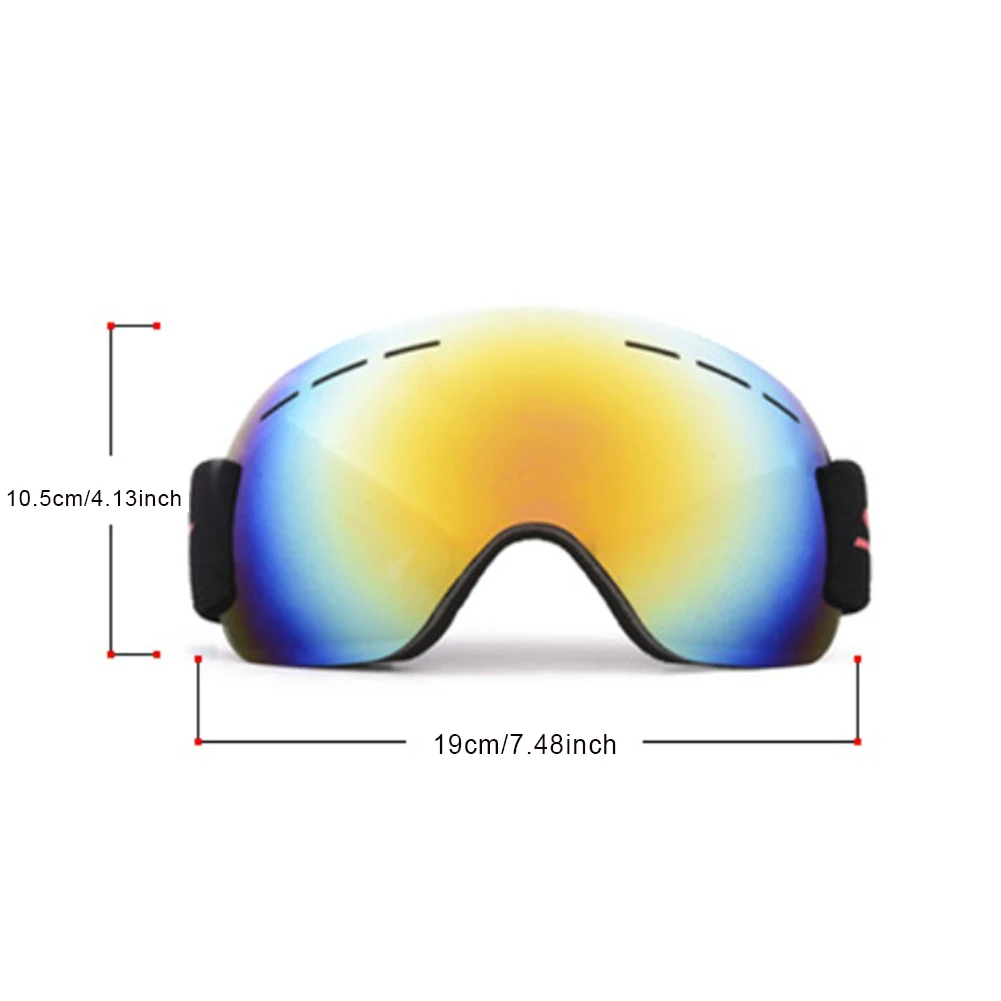 Лыжные очки с лыжной маской для мужчин и женщин, очки для сноуборда, лыжные очки с защитой от уф400 лучей, противотуманные лыжные очки