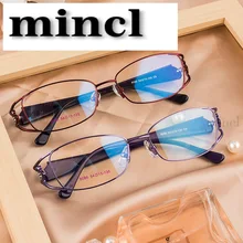 Женские модные очки, полный корпус, алмазная оправа, ножки, уникальный высокого качества очки со стальной оправой, прозрачные линзы, женское оптическое считывание NX