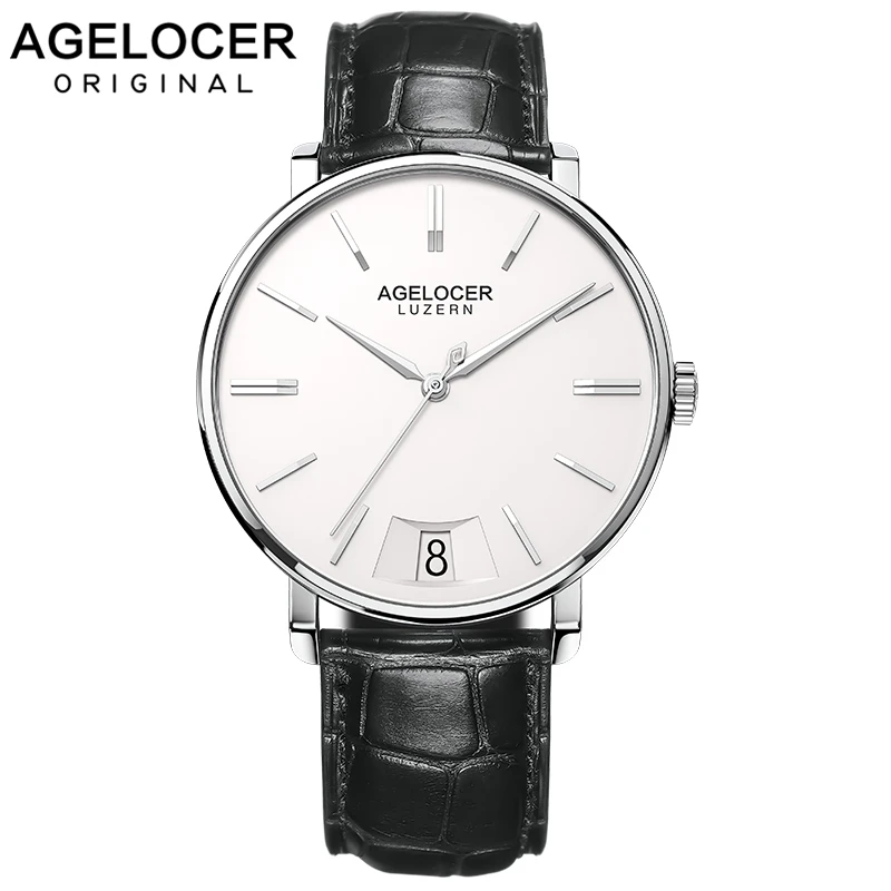 AGELOCER швейцарские кварцевые часы, мужские часы, Топ бренд, Роскошные мужские часы, деловые мужские наручные часы, Hodinky Relogio Masculino