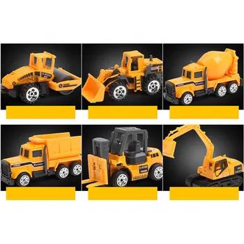 

Alloy Engineering Car Mini Model Simulation Car Vehicle Early Educational Toy for Children Birthday Gift